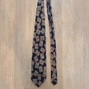 Men's Vintage Hugo Boss Tie 100% Silk